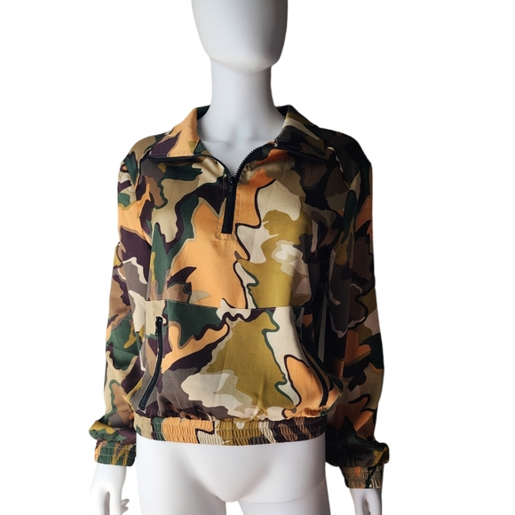 Jealous Tomato Camo Zip Up Pullover Jacket - Picture 5 of 8